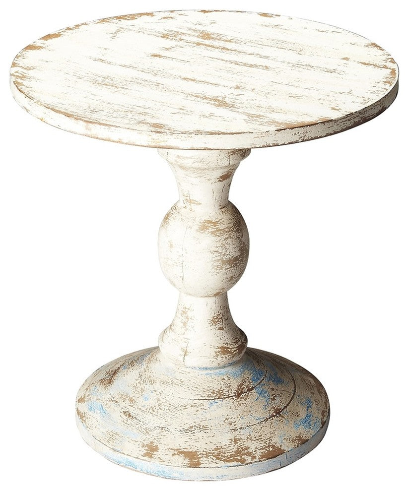 Butler Specialty Company, Grandma'S Attic Solid Wood Pedestal Table, White