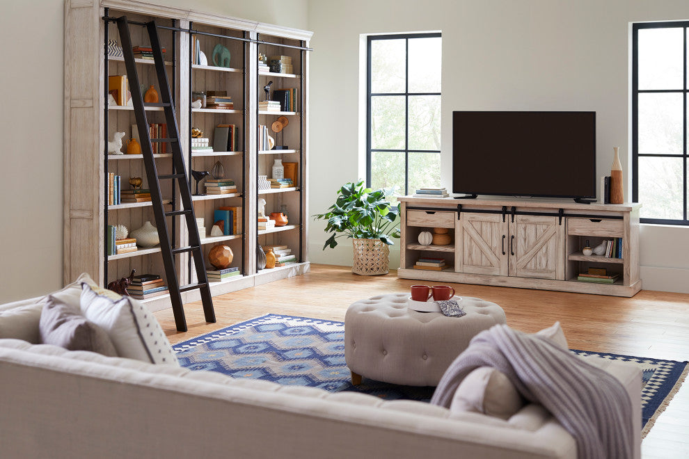 Avondale 80" TV Console Barn Door