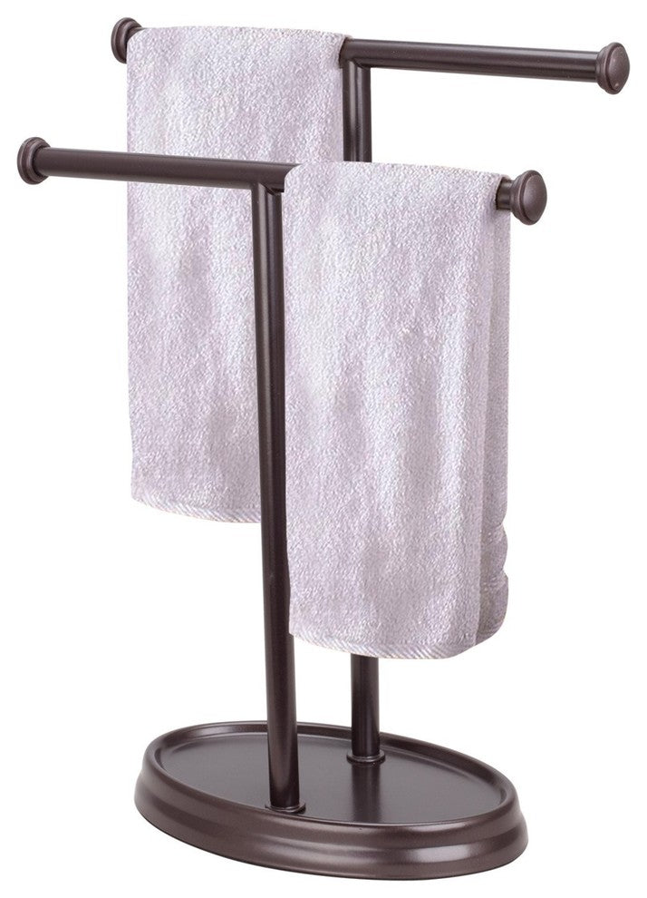 50001-1, Hand Towel Holder,, Oil Rubbed Bronze, 13 1/2"High, Set of 2