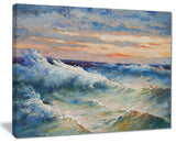 "Waves During Storm" Canvas Print
