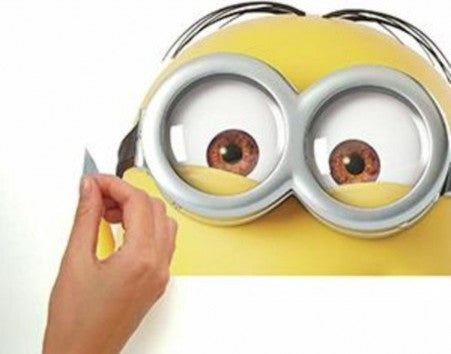 Despicable Me 3 Peeking Minions Giant Peel and Stick Wall Decals, 5-Piece
