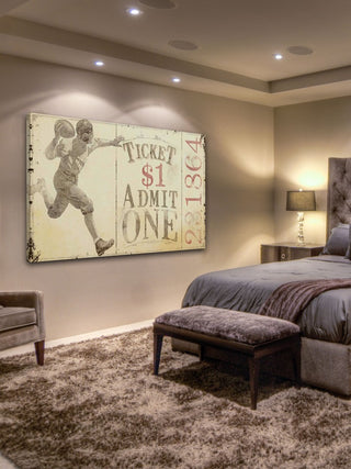 "Quarterback Pass Alternative Version 1" Artwork by Maurice Bower