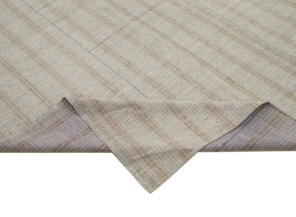 Rug N Carpet - Handmade Oriental 6' 5'' x 11' 8'' Contemporary Wool Kilim Rug