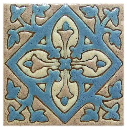 4.2x4.2 9 pcs Smoked Verona Alhambra Talavera Mexican Tile