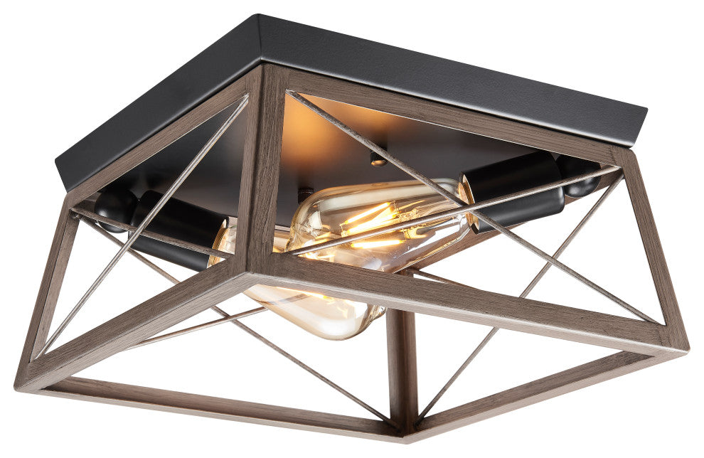 Foster 2 Light 12.22' Diamter Flushmount Mount Ceiling Fixture