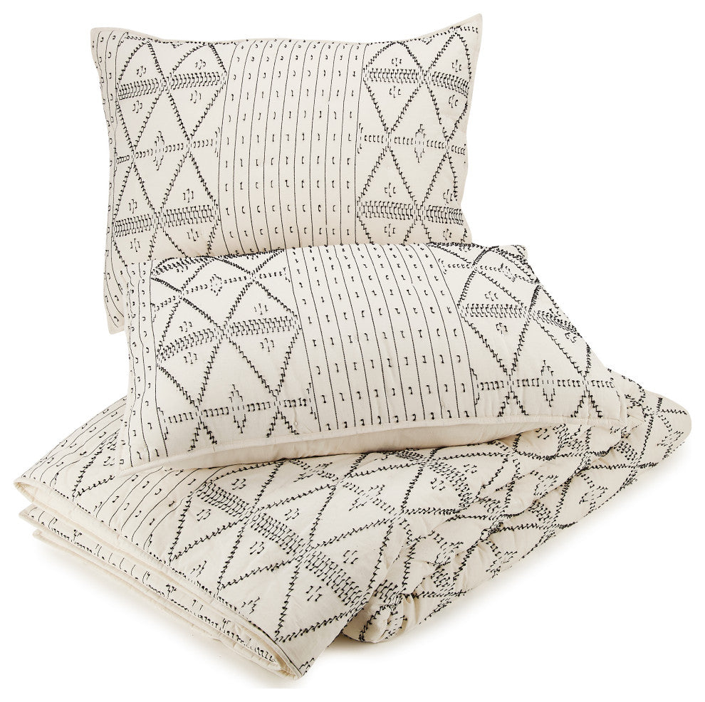 Geo Tick Standard Sham