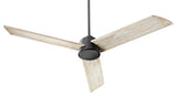Quorum International 35603 Trio 60" 3 Blade Indoor Ceiling Fan - Noir