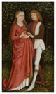 "A Bridal Couple, c.1470" Paper Print by Southern German, 15th century, 19"x32"