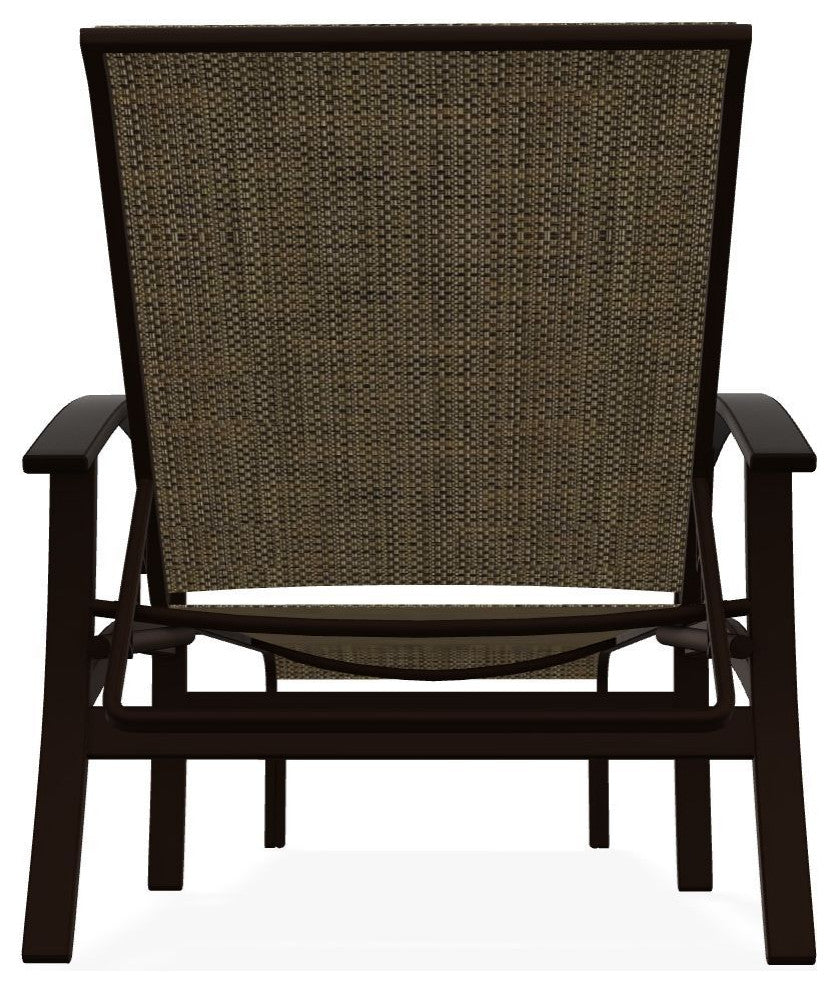 Belle Isle Sling 4-Position Outdoor Chaise Lounge, Beacon/Graphite