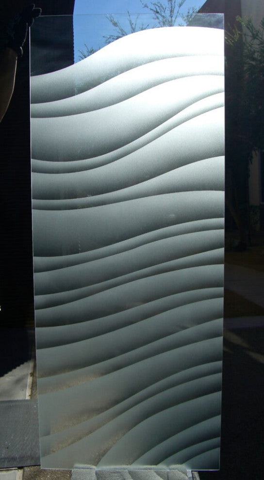 Interior Prehung Door or Interior Slab Door - Dreamy Waves - Primed - 24" x...
