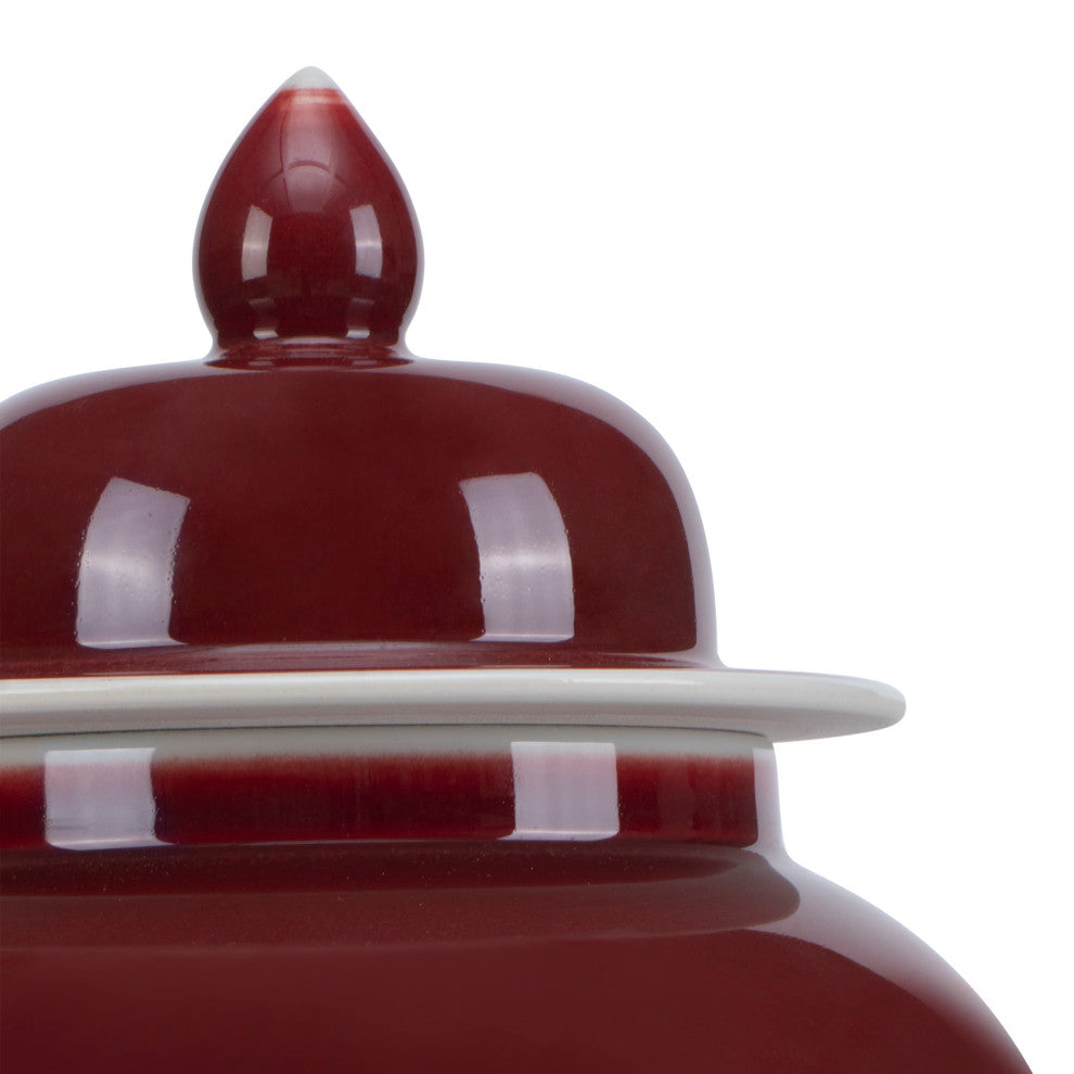 Oxblood Medium Temple Jar