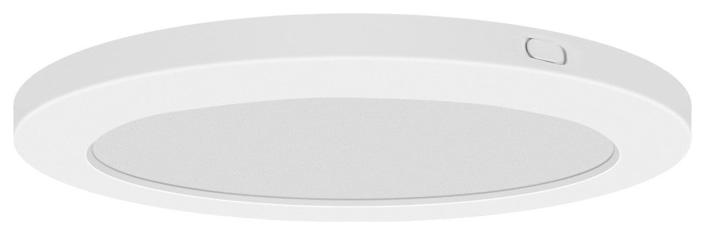 Access Lighting 20830LEDD ModPLUS 7"W LED Flush Mount Drum - Brushed Steel /
