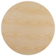 Lippa 36" Wood Dining Table, Black Natural
