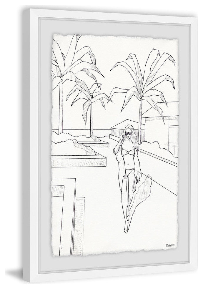 "Way to Chill" Framed Painting Print, 24"x36"