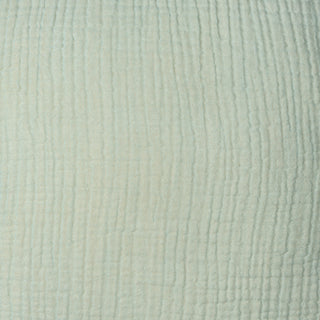 Cream/ Beige Solid Fringed Organic Turkish Cotton Throw Pillow, Green