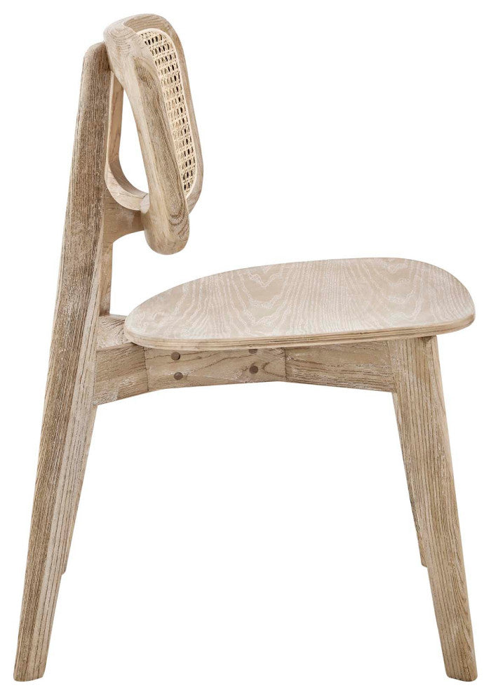 Habitat Wood Dining Side Chair Set of 2, Gray