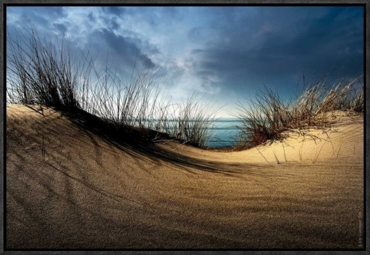 "Dunes" Framed Canvas Giclee by Wim Schuurmans, 23x16"