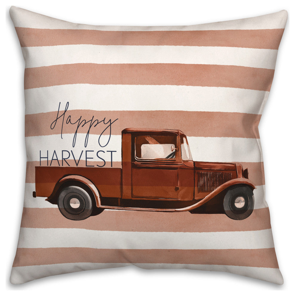 Happy Harvest 18x18 Spun Poly Pillow