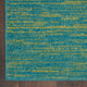 Nourison Essentials 2' x 6' Blue Green Outdoor Area Rug