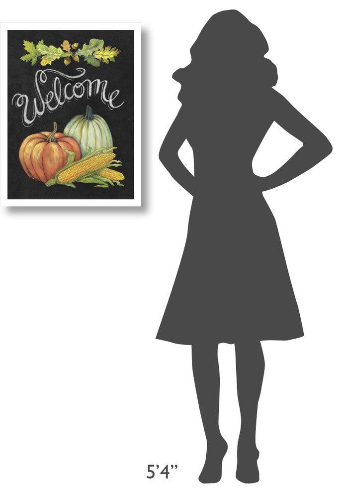 "Autumn Harvest II Welcome" Digital Paper Print by Mary Urban, 20"x26"