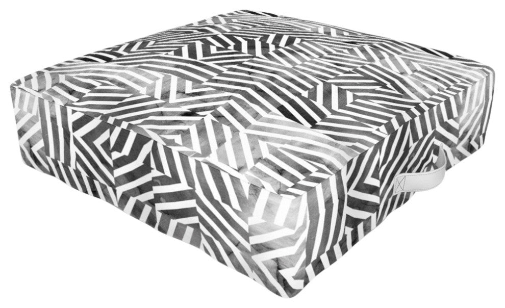 Emanuela Carratoni Optical Theme Outdoor Floor Cushion