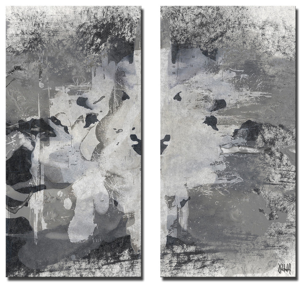 INKD XII Canvas Art, 2-Piece Set, 24"x12"