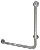 Kingston Brass 24"x 24" L-Shaped Grab Bar - Left Hand, Mirror