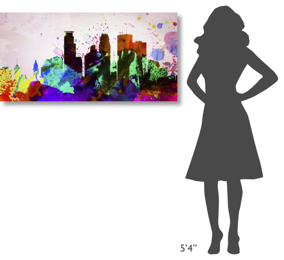 "Minneapolis City Skyline" Fine Art Print