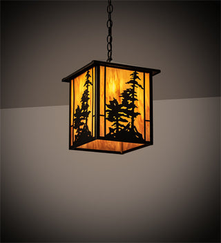 11.5 Square Tall Pines Pendant