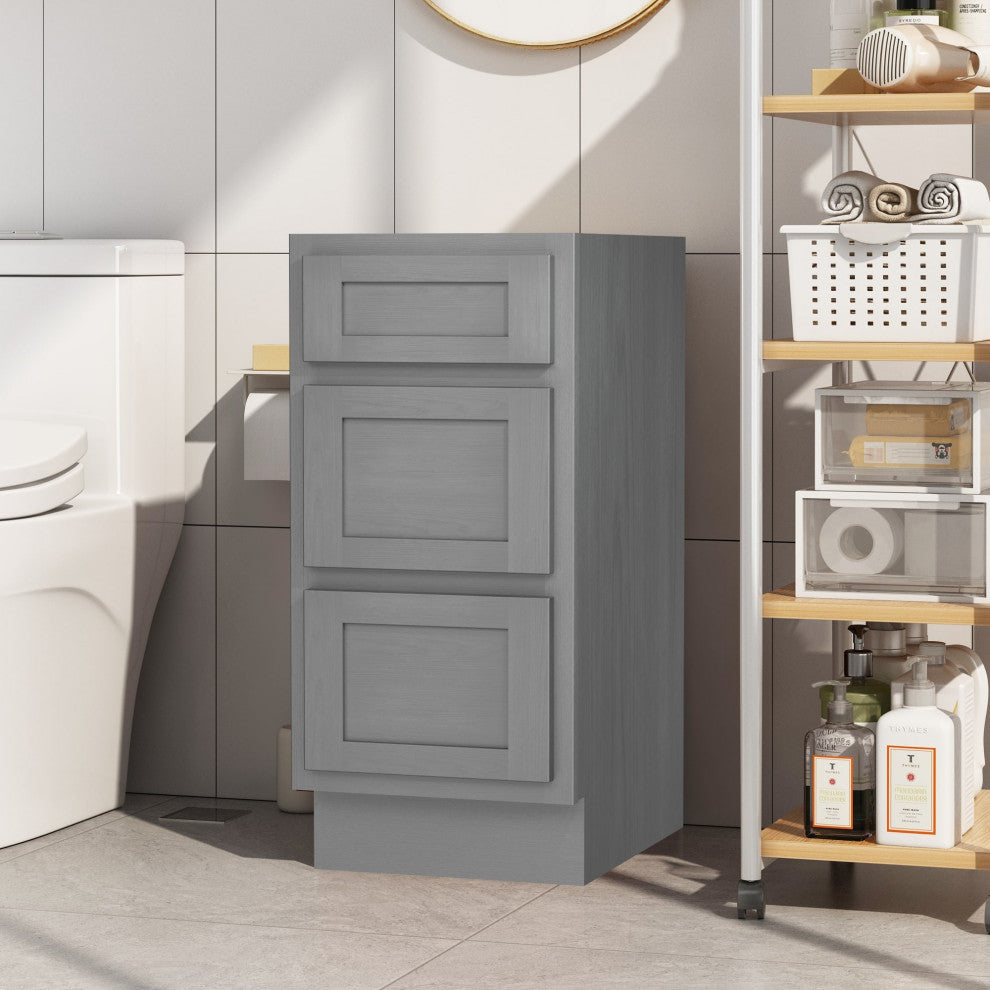 Vanity Art Vanity Cabinet, 15", Silver