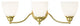 Somerville Bath Light, Polished Brass