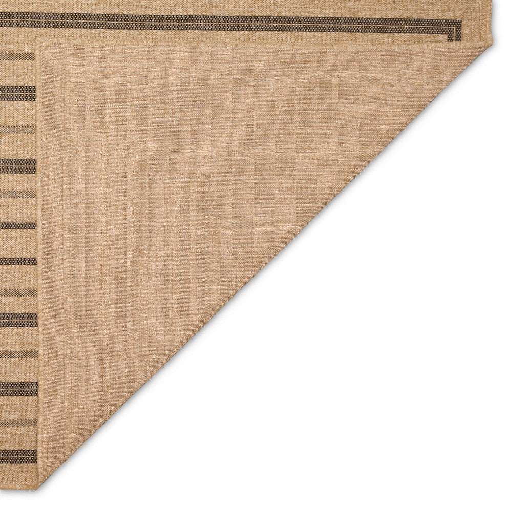 Sahara Multi Border Indoor/Outdoor Rug Natural 7'10" Square