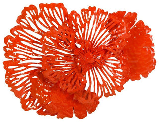 Flower Wall Art, Coral, Small