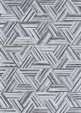 Couristan Prairie Archetype Area Rug, Grey-Black, 7'6" X 10'