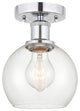 Innovations 616-1F-PC-G122-6 1 Light Semi-Flush Mount, Polished Chrome