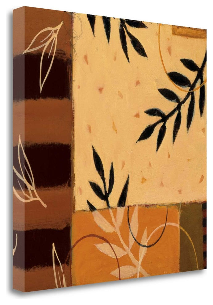 "Leaf Poem I" By Susan Dorf, Giclee Print on Gallery Wrap Canvas, Ready to Hang