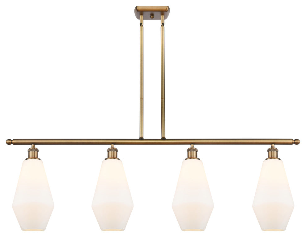 Innovations 516-4I-BB-G651-7-LED 4-Light Island Light, Brushed Brass