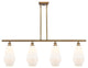 Innovations 516-4I-BB-G651-7-LED 4-Light Island Light, Brushed Brass