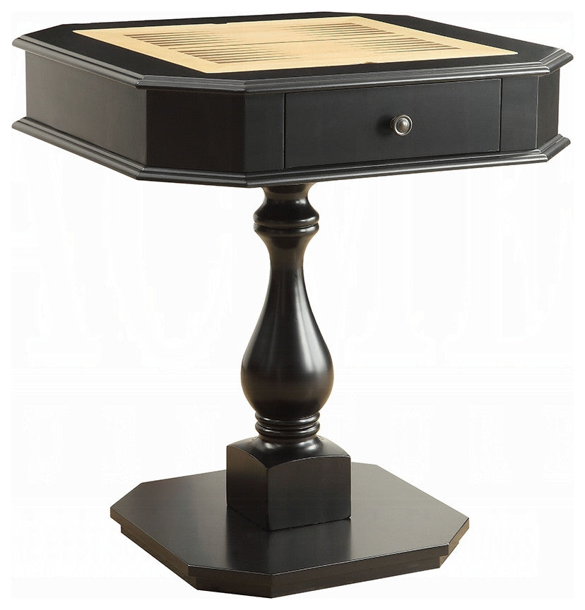 Bishop Game Table, Black