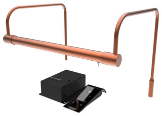 12" Slim Line Frame Light, Rose Gold With Hard Wire Kit and Remote