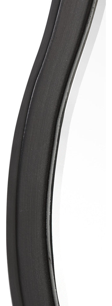 Uttermost Aneta Black Round Mirror