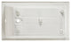 Voltaire 54x30, Acrylic Glossy White, Alcove, Bathtub, Left-Hand Drain