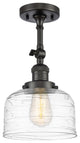 INNOVATIONS 201F-OB-G713-LED 1-Light Semi-Flush Mount Oil Rubbed Bronze