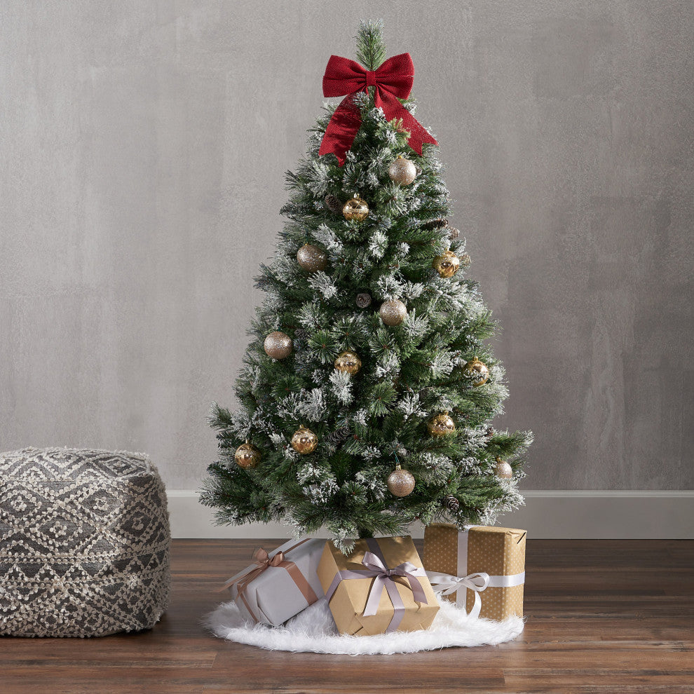 4.5' Mixed Spruce Artificial Christmas Tree, Unlit