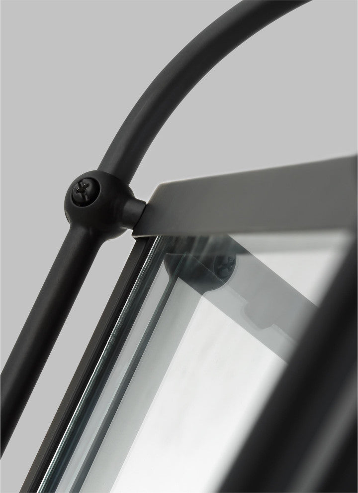 Charleston Small Four Light Lantern, Midnight Black