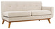 Modway Engage RigUpholstered Loveseat, Beige