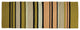 3' X 8' Multicolored Stripes Runner Rug