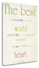 "The Heart" By Sylvia Coomes, Giclee Print on Gallery Wrap Canvas, Ready to Hang