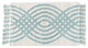 SKL Home Fringed Waves Rug, Aqua