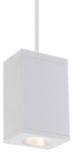Cube Architectural 6" LED Pendant 19 Deg Beam 2700K, White